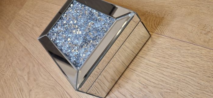 Glass Make Up Storage Chest