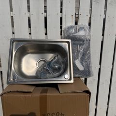 Stainless Steel Kitchen Sink with Tap