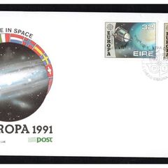 1991 Ireland Europa: Europe in Space Commemorative Stamps An Post Day Cover (FDC)