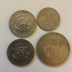 US Dollar & Half Dollar Coins