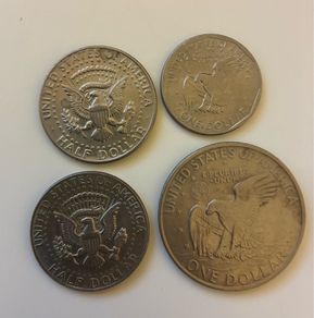 US Dollar & Half Dollar Coins