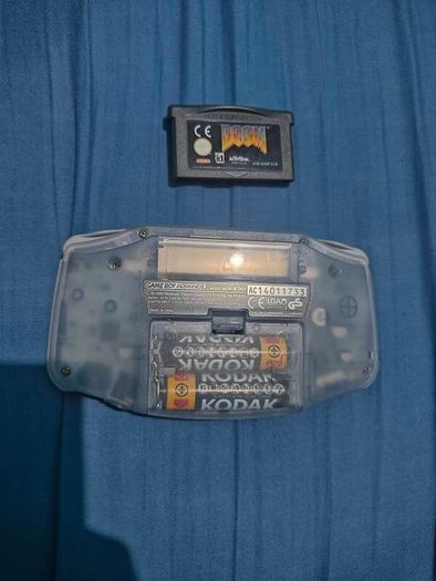 Gameboy Advance With Doom Game
