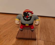 Cuphead Captain Brineybeard figure