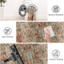 Washable Rugs for Living Room 160x230cm Non-Slip Soft Bedroom Rugs Thin Distressed Carpet Rug Low Profile Floor Rug for Office Bathroom Dinning Room Playroom(Terracotta) Image 3