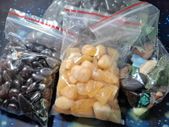 CLEARANCE lot of mixed tumbled stones 2.85kg hematite calcite etc