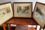 Set of 3 Framed Joseph Farquharson (1846-1935) Prints