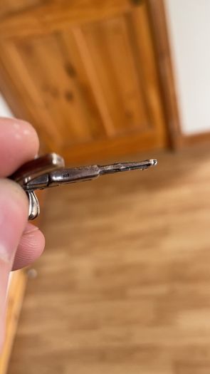 silver AK 47 pendent