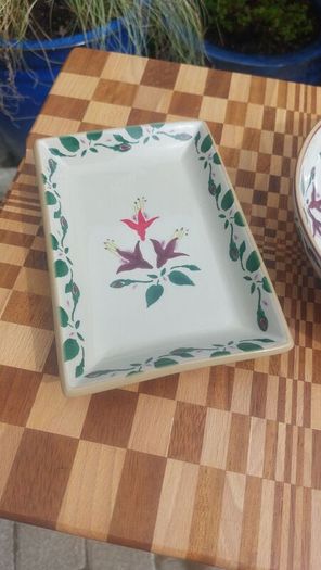Two Vintage Nicholas Mosse Pieces in the Fabulous West Cork Inspired Fuchsia Pattern, Priced as a Pair, Available Individually Also