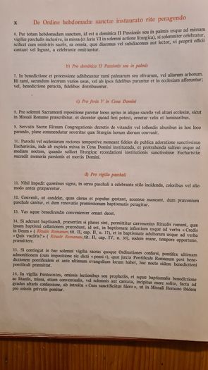 Ordo Hebdomade Sanctae Instauratus. 1956. Rare Vintage First Edition. 124 pages. Large Volume Hardback In Good Condition.