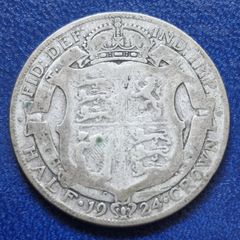United Kingdom 1924 Half Crown - George V 2nd type Silver coin