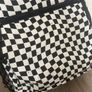 Classic Black & White Checkered Backpack / Rucksack Image 2