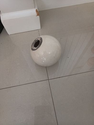 crackle glaze decorative sphere