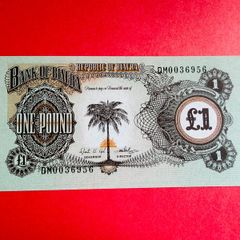 Biafra  1 pound  1968   Pick  5a .( Uncirculated )