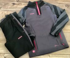 Kids 1/2 Zip Football Sweatshirt and pants