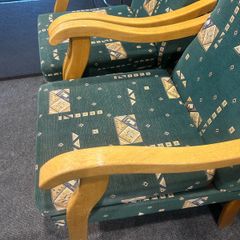 Pair of orthopaedic armchairs and couch can sell separately