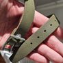 Vintage Swiss Army Military Issued Utility Leather Belt 1960s Image 6
