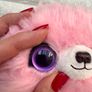 Scruff A Luvs Pink Puppy Dog Cat Kitten Plush Moose approx. 23 cm. Used Please see photos Image 5