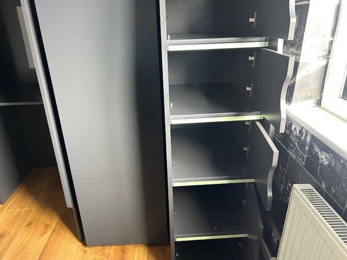High sleeper bed w. desk wardrobe drawers Pegasus