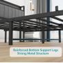 King Size Bed Frame With Storage Headboard Image 3