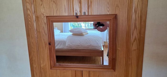 Wooden framed mirror