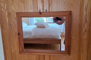 Wooden framed mirror
