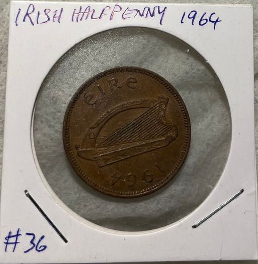 Irish Halfpenny 1964