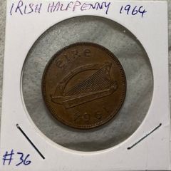 Irish Halfpenny 1964