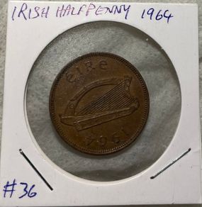 Irish Halfpenny 1964