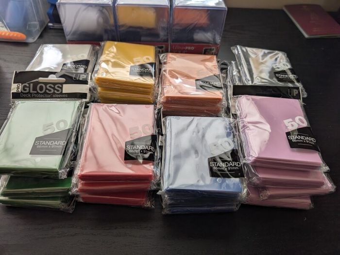 Ultra pro TCG sleeves and toploaders for Pokemon/Magic/YuGiOh