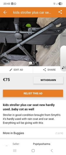 kids stroller