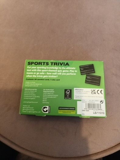 Sports trivia  game