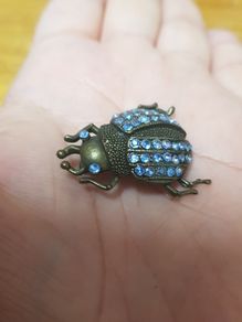 Vintage Beetle Brooch