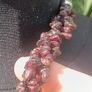 Garnet and Turquoise Silver Necklace Image 8