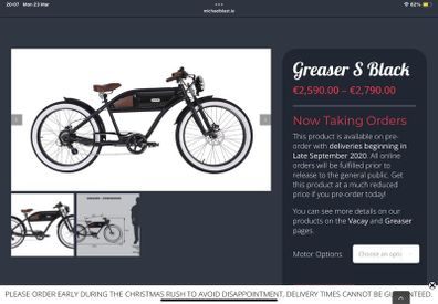 Greaser Electric Bike Reasonable Offers