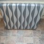 Recovered and re foamed  Grey Wave Single Headboard Image 8