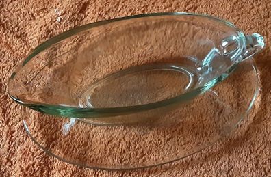 nice vintage jaj glass gravy boat