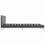 Bed Frame Grey Faux Leather 150x200 cm Image 4