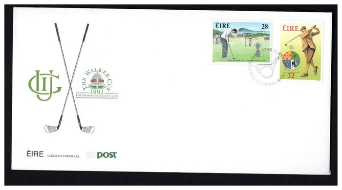 Collection 1991 Ireland Commemorative Stamps An Post First Day Cover (FDC). Collection of 11 covers.