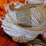 Large Rainbow Yarn bundle (mostly cotton, acrylic) and Pattern Booklet Image 7