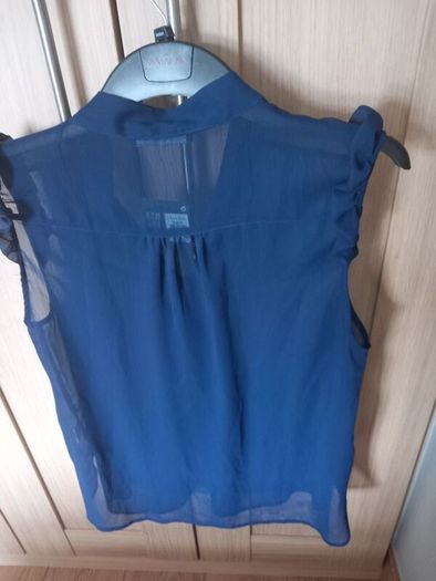 Ladies Navy Sleeveless Top