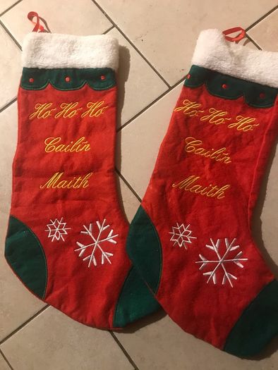 As Gaeilge- Irish- girls xmas stockings
