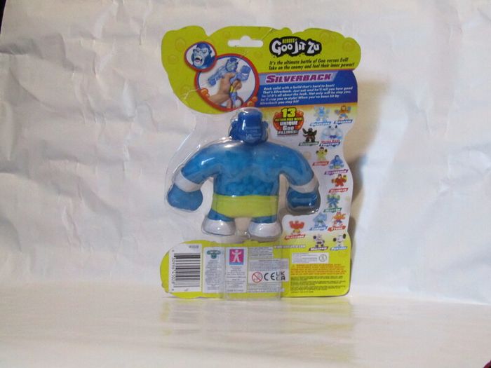 Heroes of Goo Jit Zu Silverback The Gorilla Figure Bone Crash Figure Brand New Sealed Rare Hard To Find