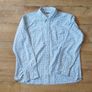 Fatface Mens pattern long sleeve Shirt light Grey 2XL size Image 3