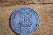 Great Britain UK 1935, One Shilling, George V, Silver Coin - free standard postage