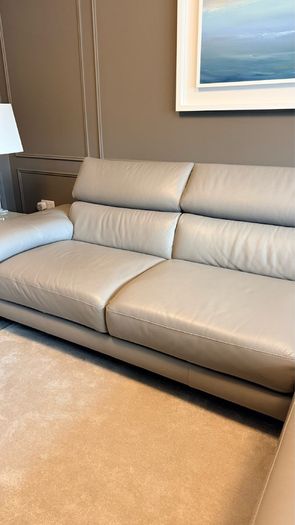 Natuzzi Leather Corner Sofa