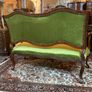 Louis XV Style Carved Wood Sofa Image 6