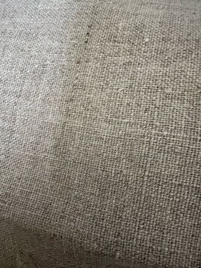 New bespoke 100% linen 50cm x 31cm cushion COVER in natural, Moss or winter white