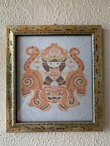 Chinese picture and frame