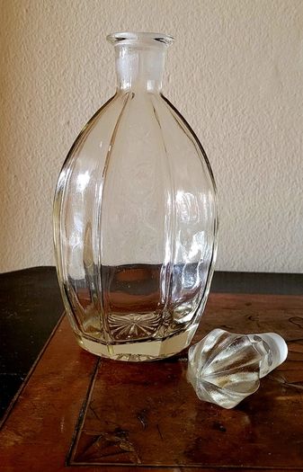 Antique cut glass decanter