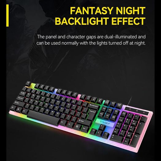 Gaming Keyboard and Mouse Combo With Headset, Mouse Pad, Colorful Backlit, High Movement Speed, 1000 Gaming Headset With Mic